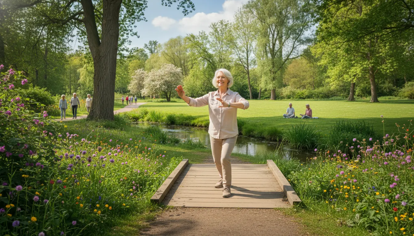 Gezond oud worden in het groen. hoeveel helpt het?