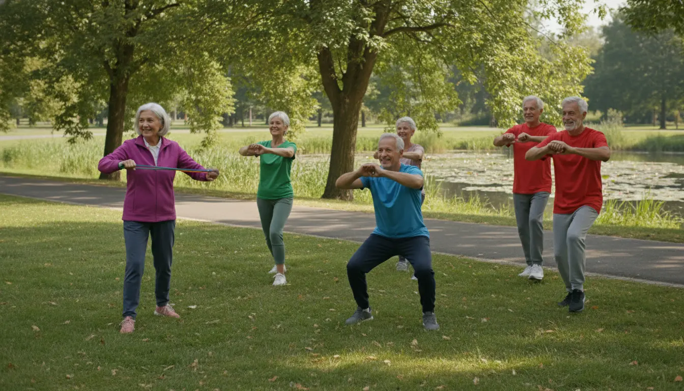 Vitaal oud worden oefeningen