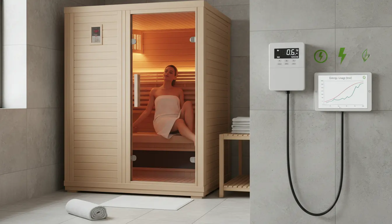 Hoeveel stroom verbruikt een infrarood sauna?