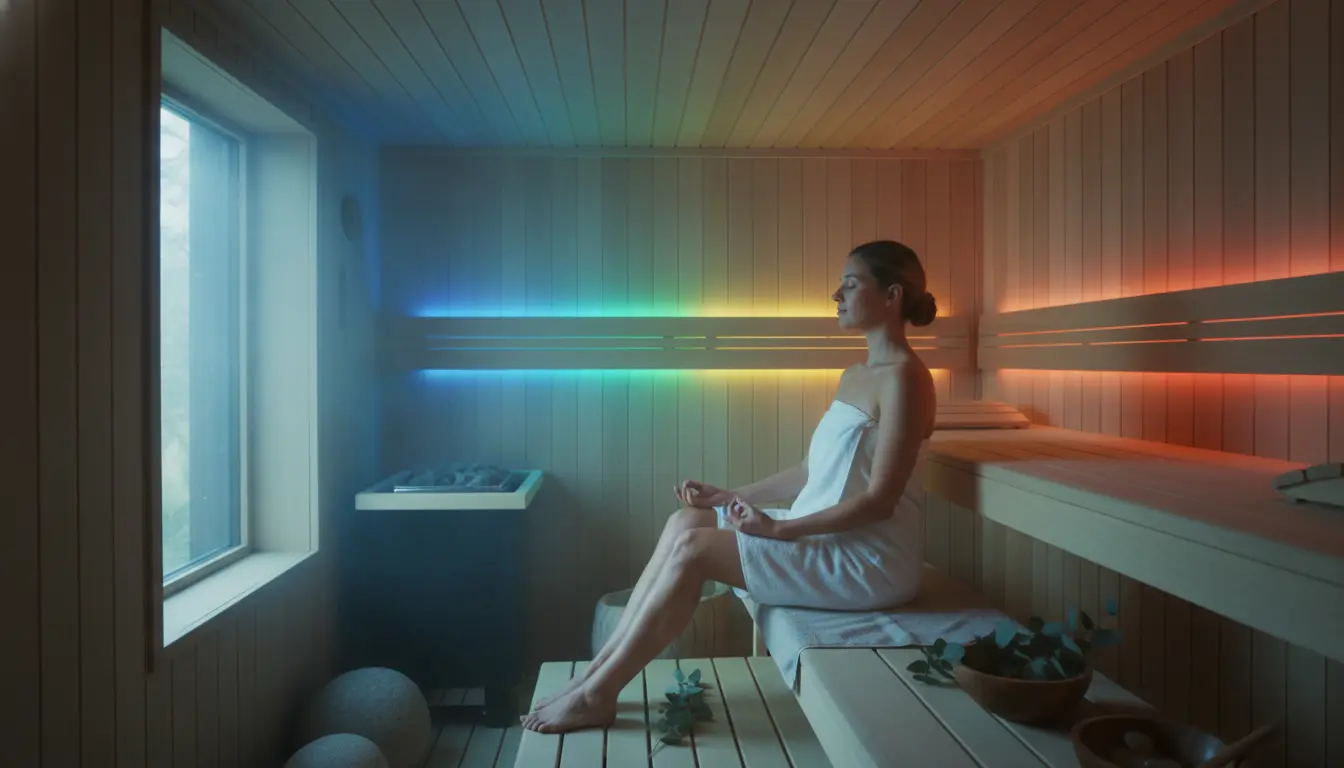 Kleurentherapie sauna: wat doet het met je?